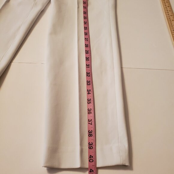 Spanx Classic White Silver. Linings Slim Strait Pants Size L/12. - Picture 10 of 12